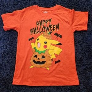 Pikachu Holloween Shirt Kids M